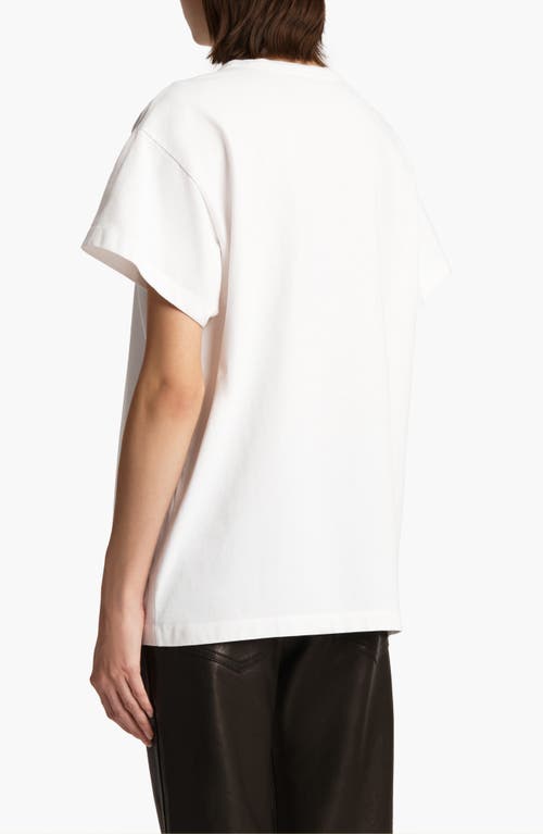 Shop Khaite Maeve T-shirt In White