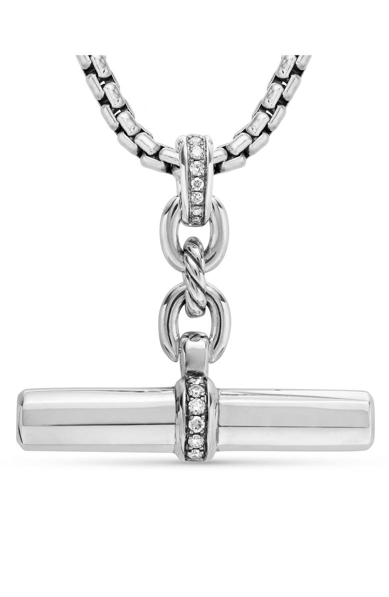 David Yurman Lexington E/W Barrel Pendant, Alternate, color,
