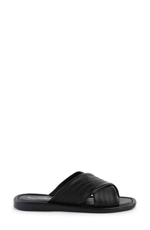 Seychelles World View Ii Slide Sandal In Black