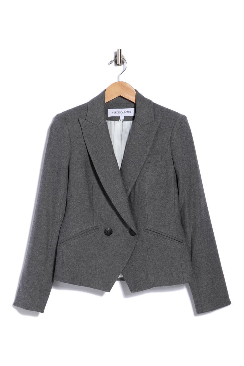 Cropped Rickie Dickey Jacket, Main, color, MEDIUM HEATHER GREY