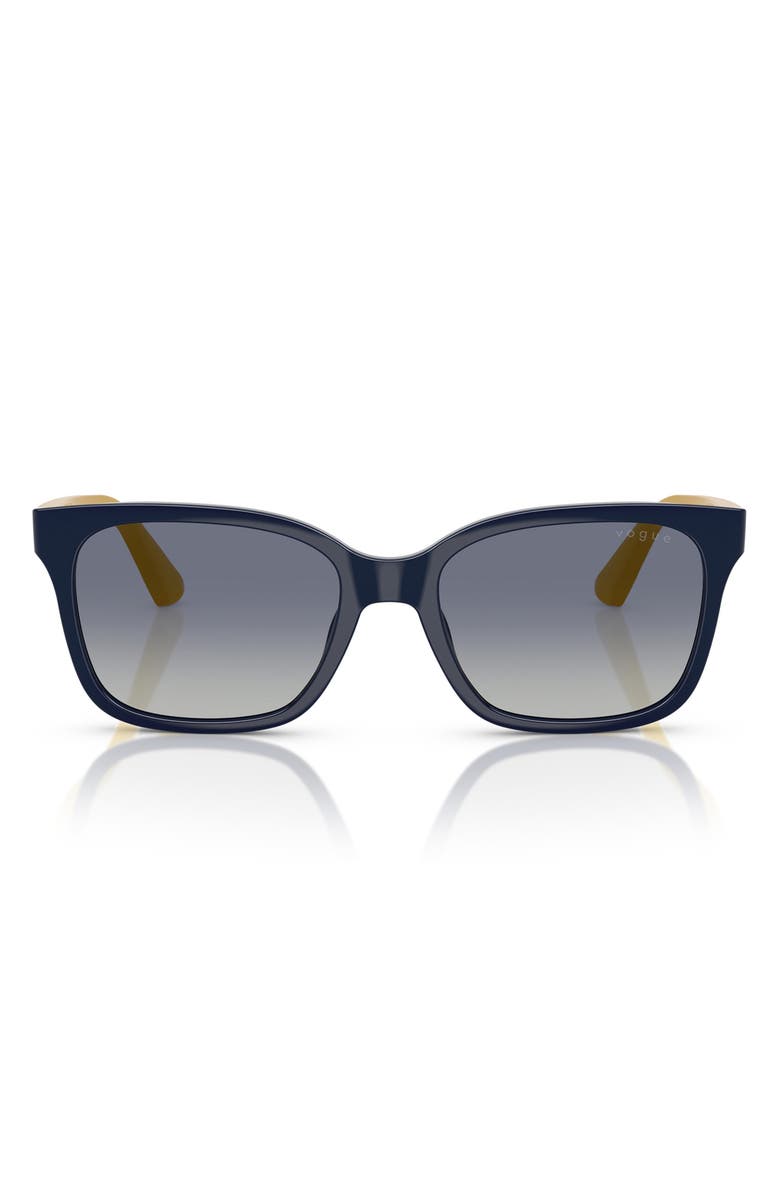VOGUE 49mm Rectangular Sunglasses, Main, color, Dark Blue