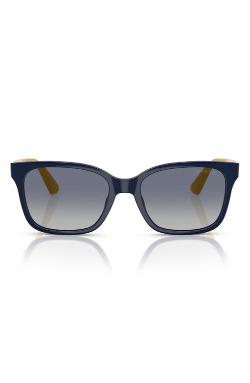 Vogue 49mm Rectangular Sunglasses In Dark Blue