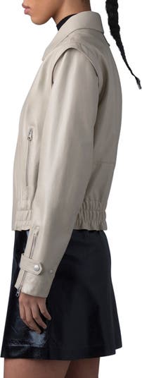 Mackage Amoree 2-in-1 Paneled Leather Jacket | Nordstrom