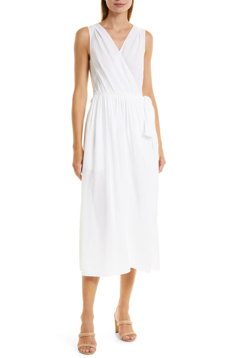 Vince V-Neck Wrap Dress, Main, color,