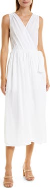 Vince V-Neck Wrap Dress