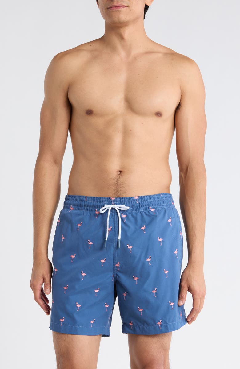 Trunks Surf & Swim Co. Sano 6.5-Inch Swim Shorts, Main, color, Deep Ocean