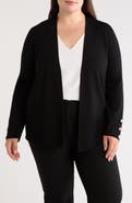 AK ANNE KLEIN Open Front Cardigan