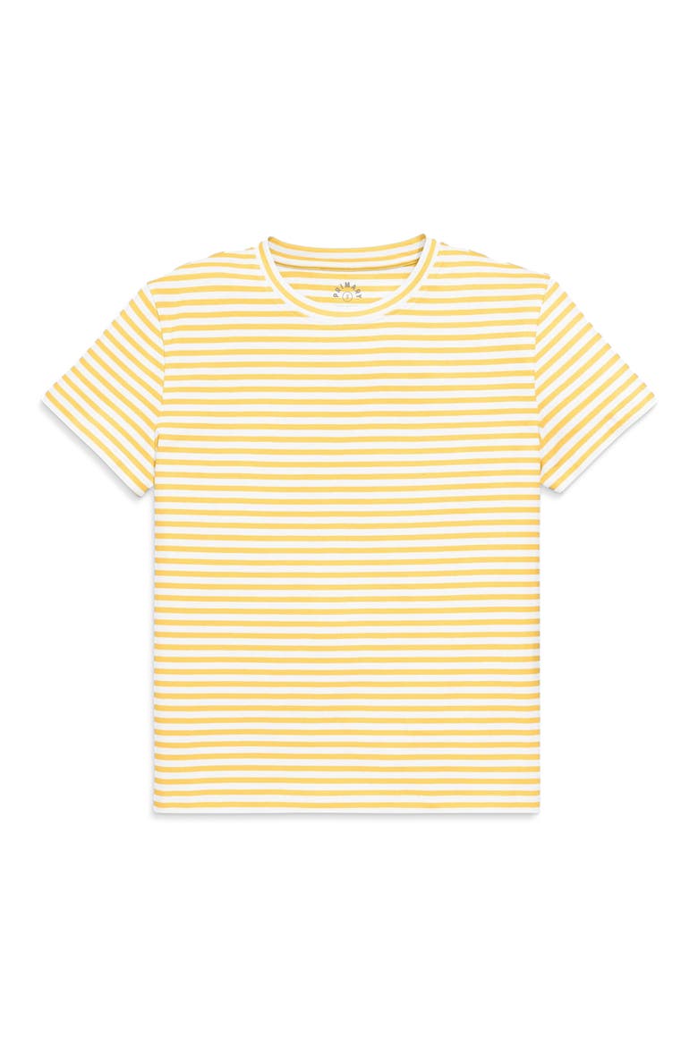 Adult Easy Crewneck Stripe Tee, Main, color, Sunlight White Stripe