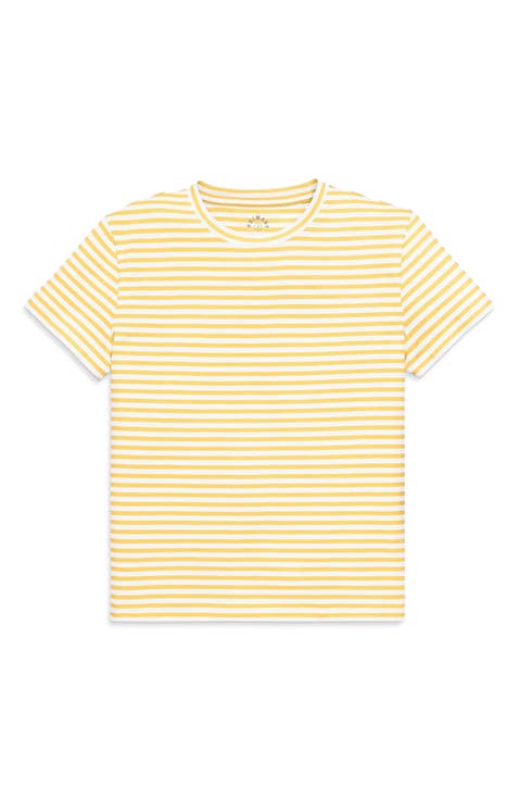 Adult Easy Crewneck Stripe Tee (Women's Fit)