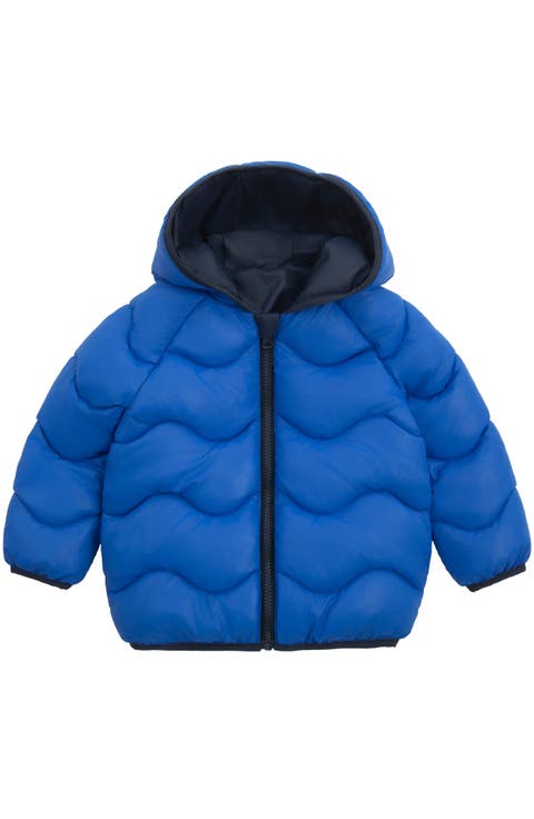 Kids' Reversible Hooded Puffer Jacket
