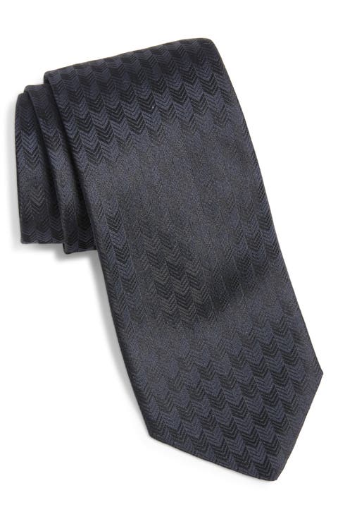 Geometric Silk Tie