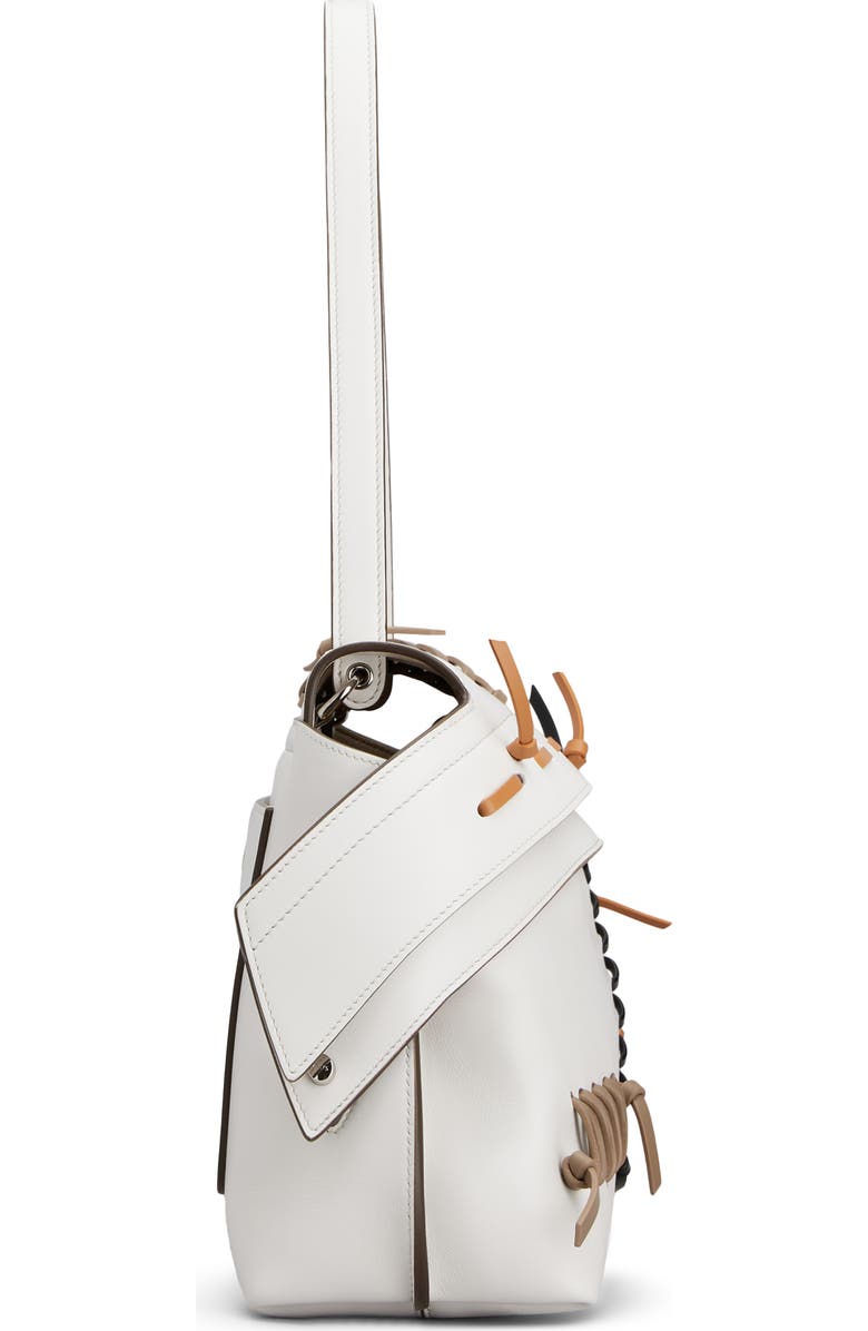 Tod's Small Wave Monospalla Shoulder Bag, Alternate, color, White