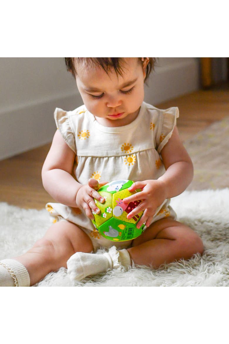 Baby Ball on The Farm 4.5" for Babies 6 Months and Up, Alternate, color, Multi