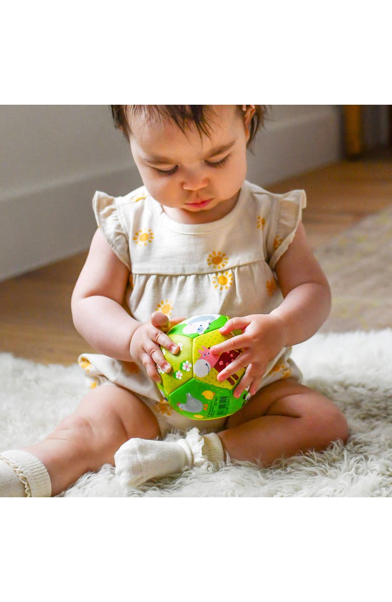 HABA Baby Ball on The Farm 4.5" for Babies 6 Months and Up, Alternate, color, Multi
