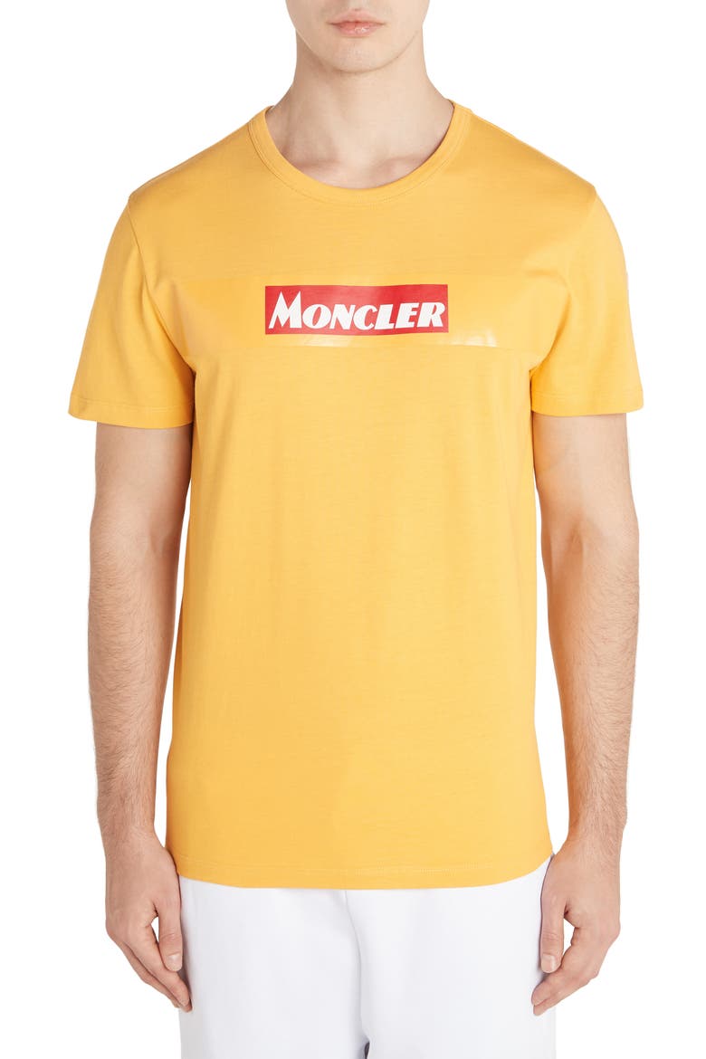 Box Logo T-Shirt, Main, color, YELLOW
