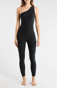 Beyond Yoga Space Dye Upswing One-Shoulder Jumpsuit