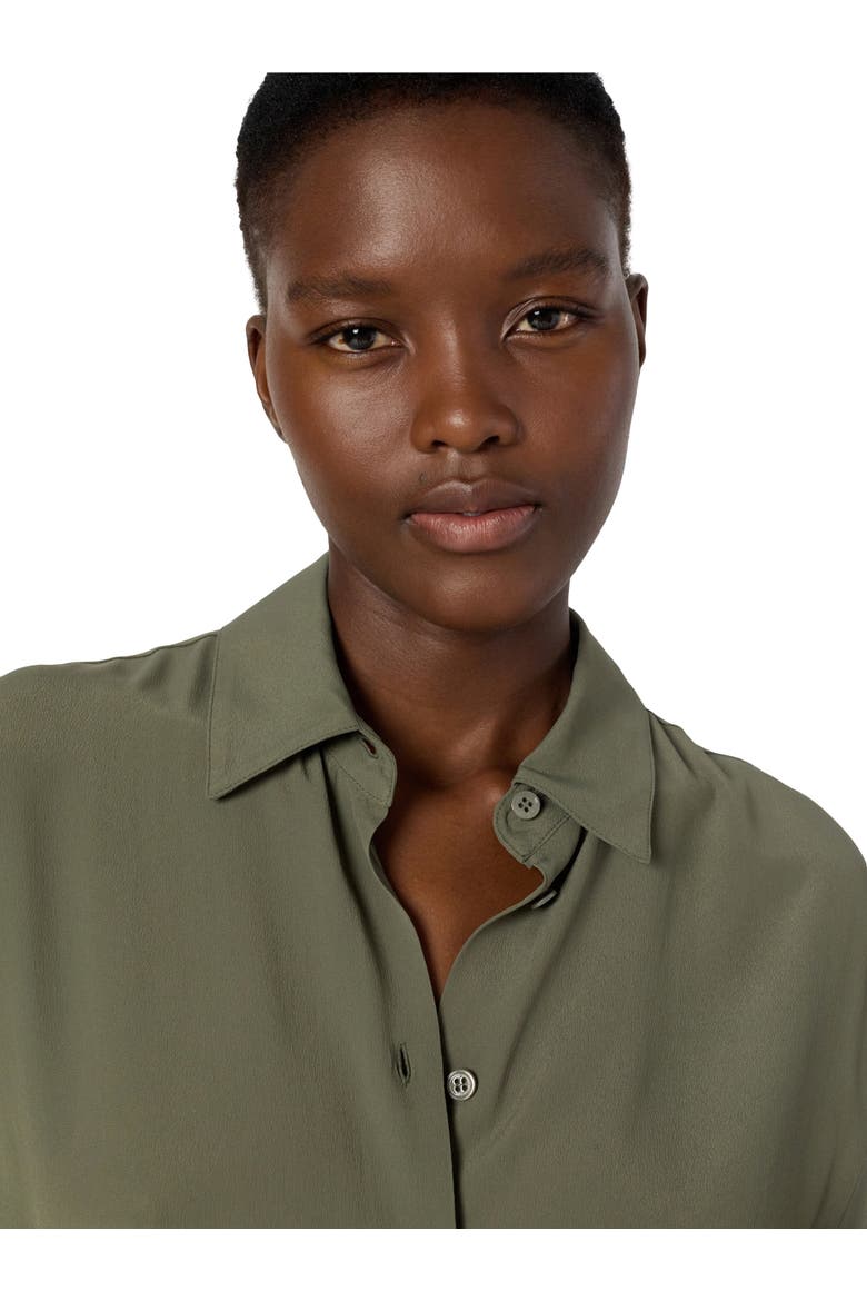 Agathe Long Sleeve Shirt, Alternate, color, Medium Khaki