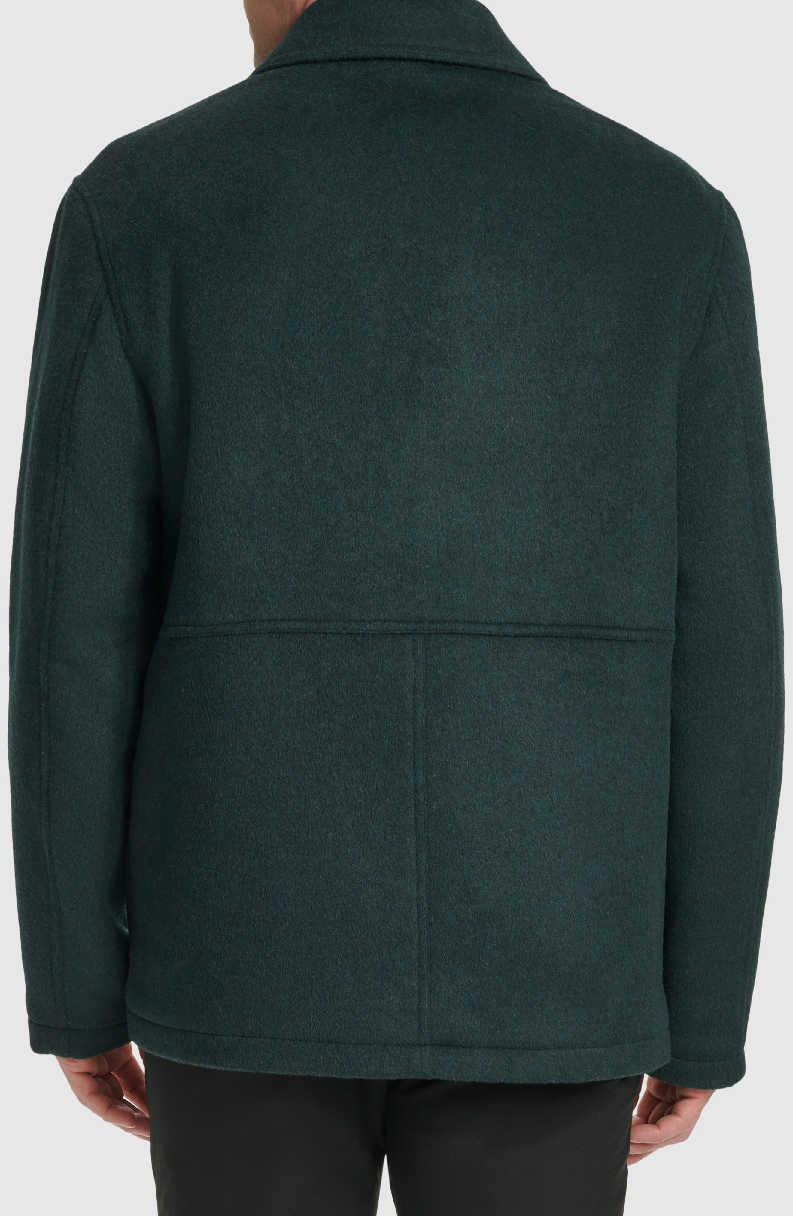 Felt Zip Front Shirt Jacket - image 4