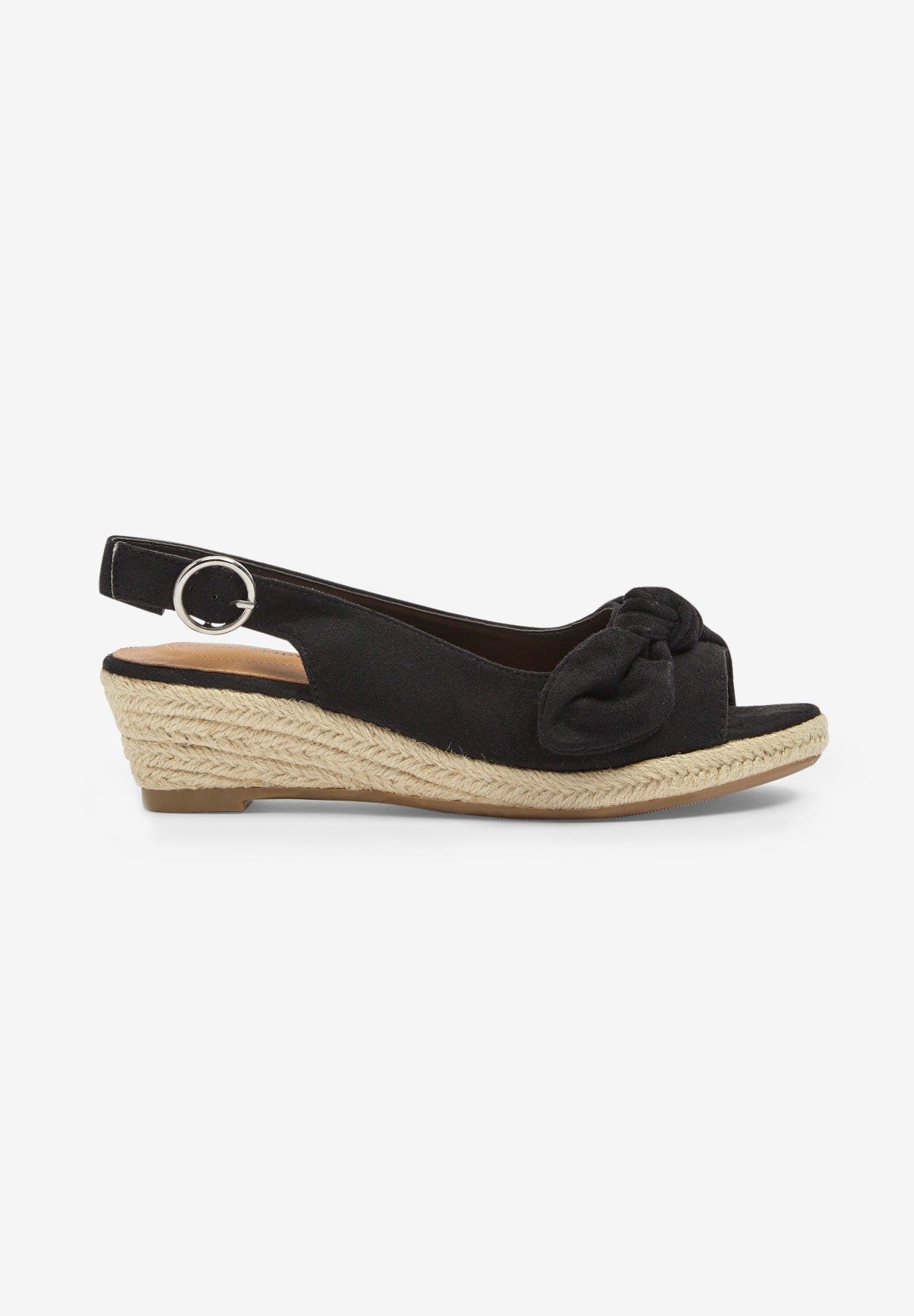 Comfortview The Zanea Espadrille, Alternate, color, Black