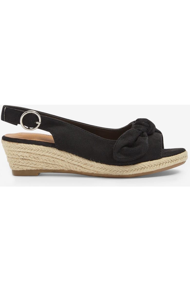 Comfortview The Zanea Espadrille, Alternate, color, Black