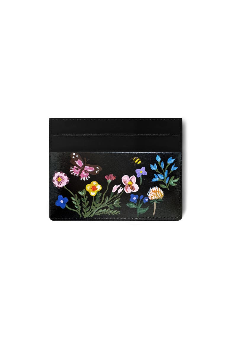 Pressed Flowers Cardholder, Main, color, Pressed Flowers
