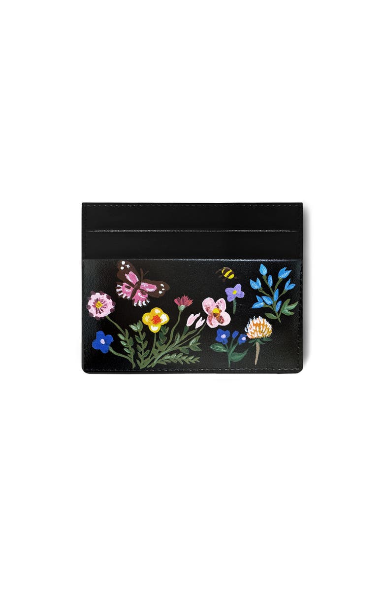 ALEPEL Pressed Flowers Cardholder, Main, color, Pressed Flowers
