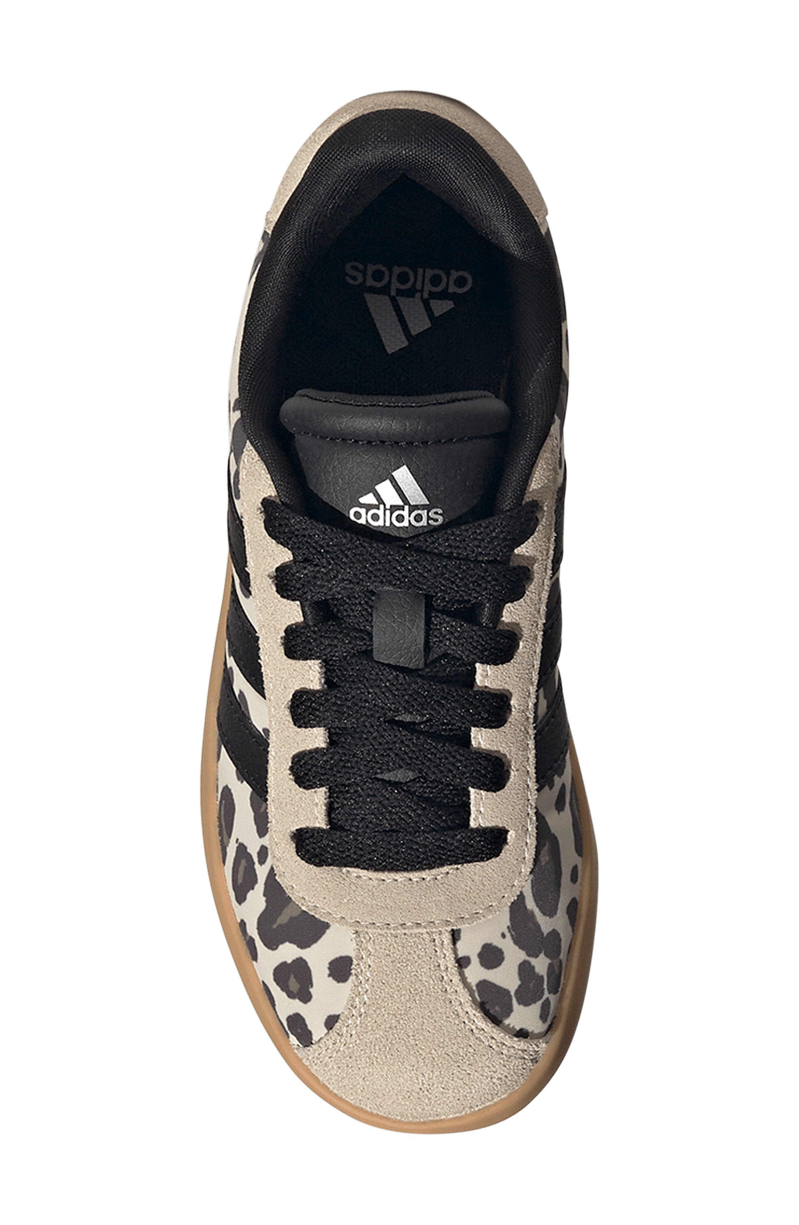 Kids' VL Court 3.0 Sneaker, Alternate, color, CRYSTAL LINEN/ BLACK/ KHAKI