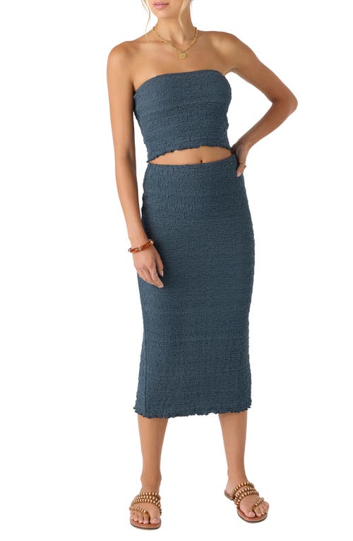 O'neill Jordana Column Midi Skirt In Slate