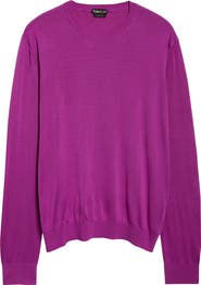 TOM FORD Fluid Silk Crewneck Sweater