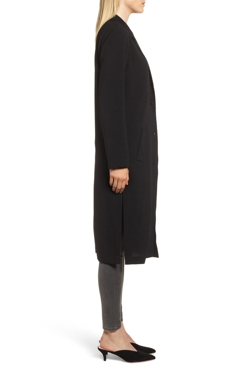 Duster Jacket, Alternate, color, BLACK