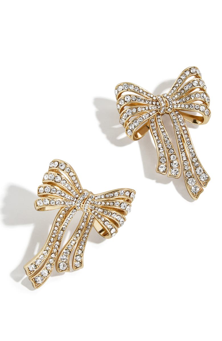 BaubleBar Holiday Bow Earrings, Main, color, 