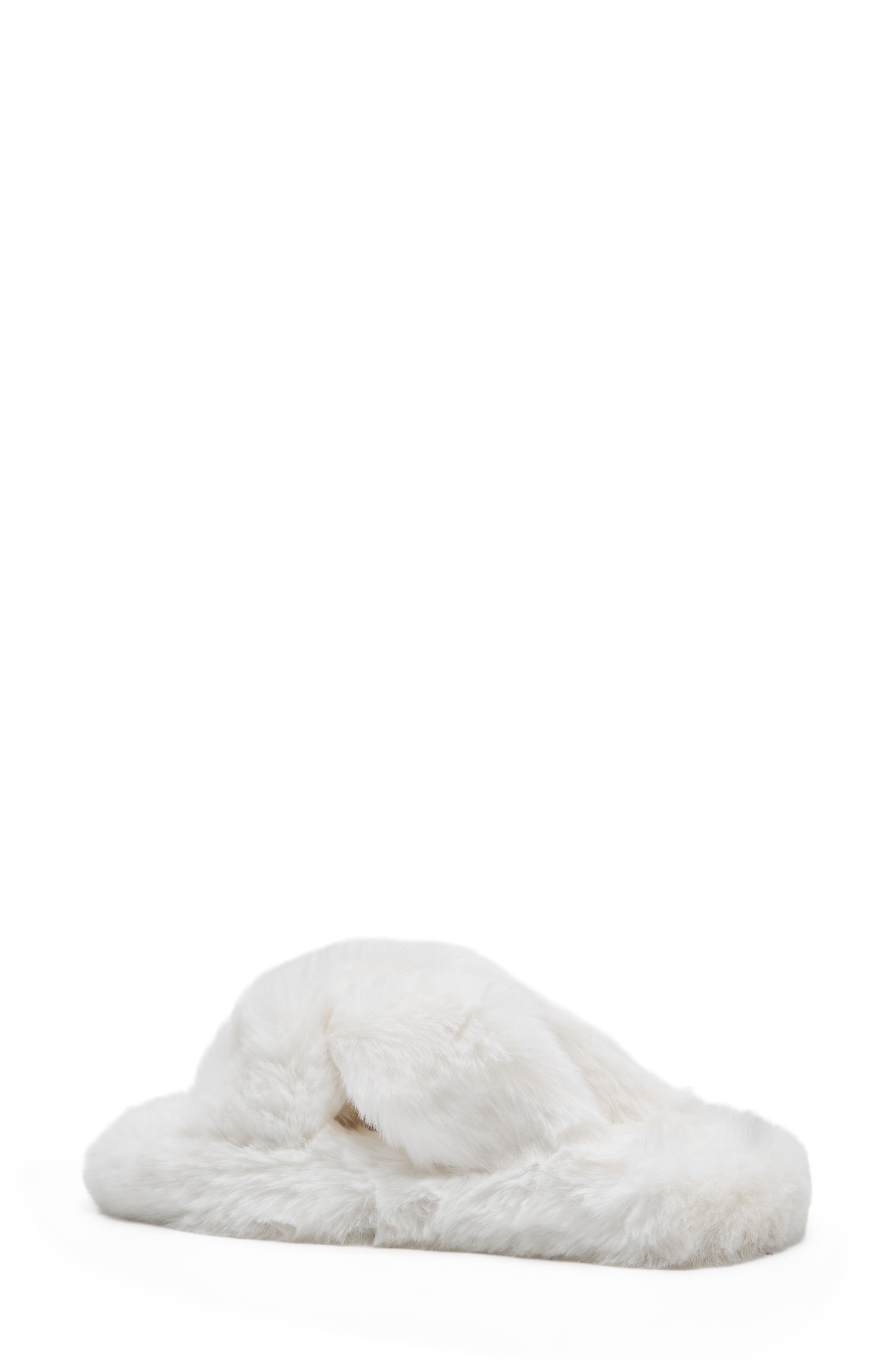 Counting Sheep 2.0 Faux Fur Slipper, Alternate, color, SNOW