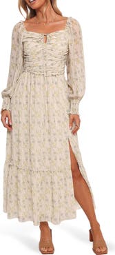 Petal & Pup Keziah Long Sleeve Maxi Dress