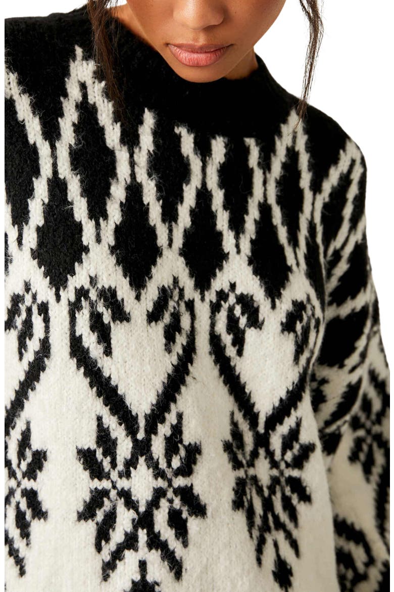 Fireside Tunic Sweater, Alternate, color, IVORY