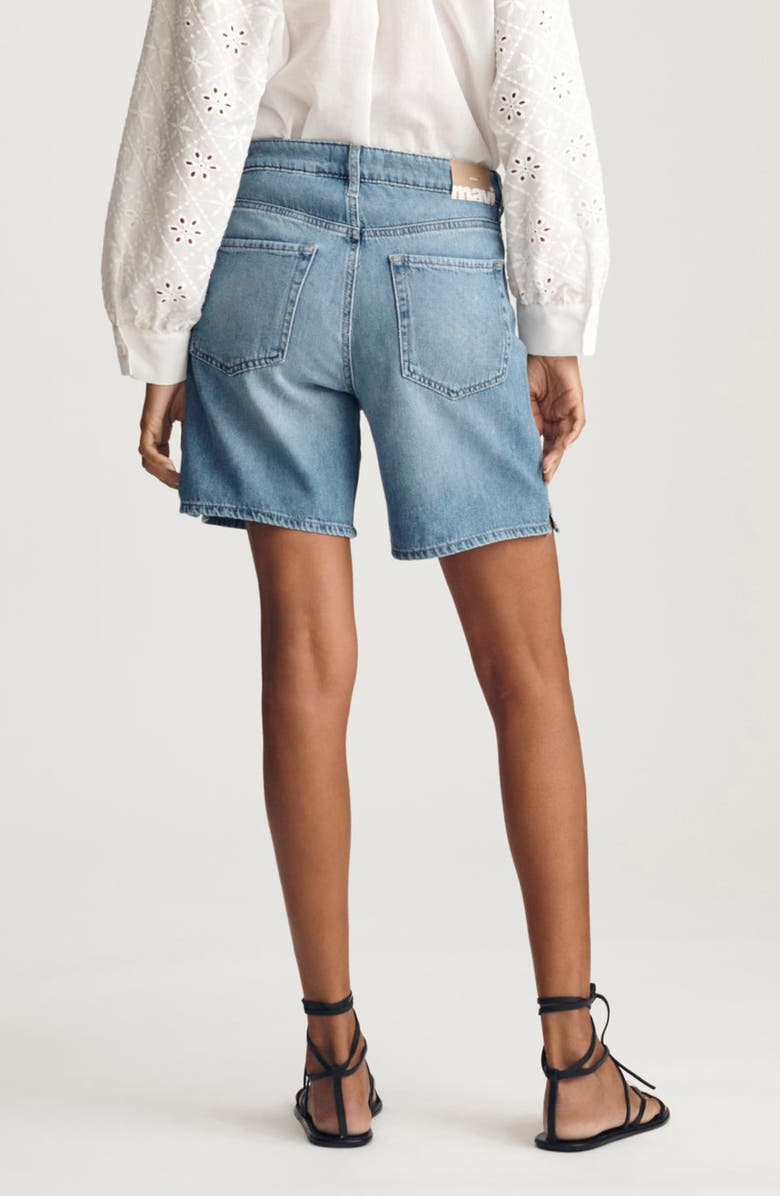 Mavi Jeans Nella Drawstring Denim Shorts, Alternate, color, Light Blue Well Blue