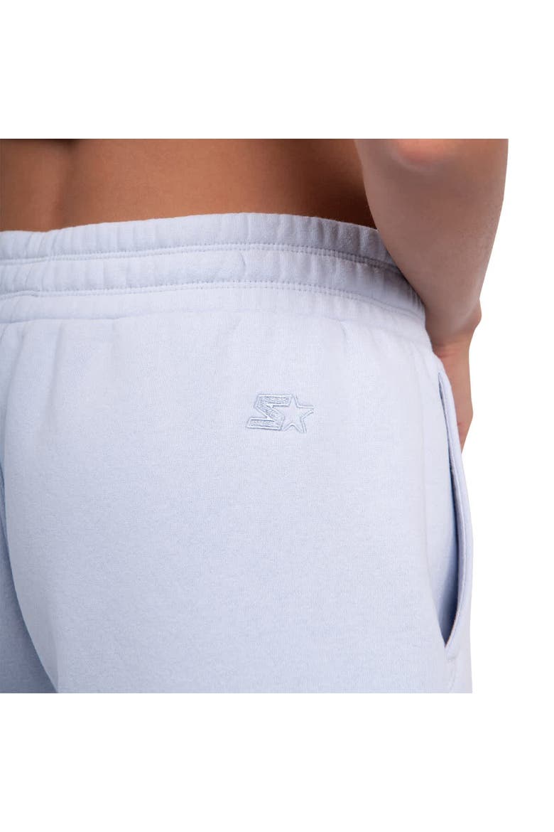 Women's Starter  Blue New York Knicks Pastel High Waisted Shorts, Alternate, color, Light Blue