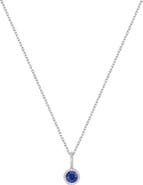 Bony Levy El Mar 18K White Gold Sapphire Pendant Necklace