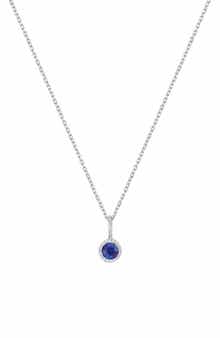 Bony Levy El Mar 18K White Gold Sapphire Pendant Necklace