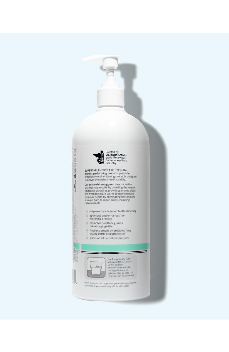 Supersmile Jumbo Extra White Pre-Rinse, Alternate, color, White