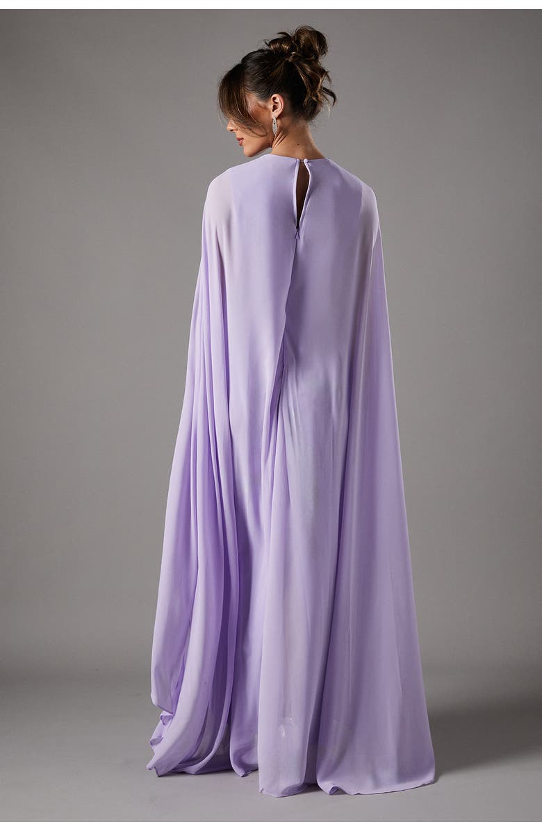 Coast Cape Sleeve Maxi Dress, Alternate, color, Lilac