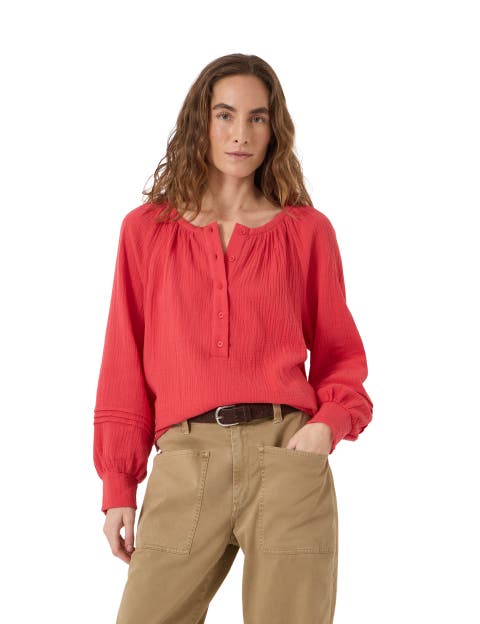 Rhea Cotton Cheesecloth Blouse
