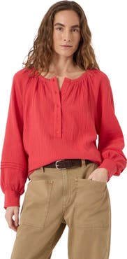 Hush Rhea Cotton Cheesecloth Blouse