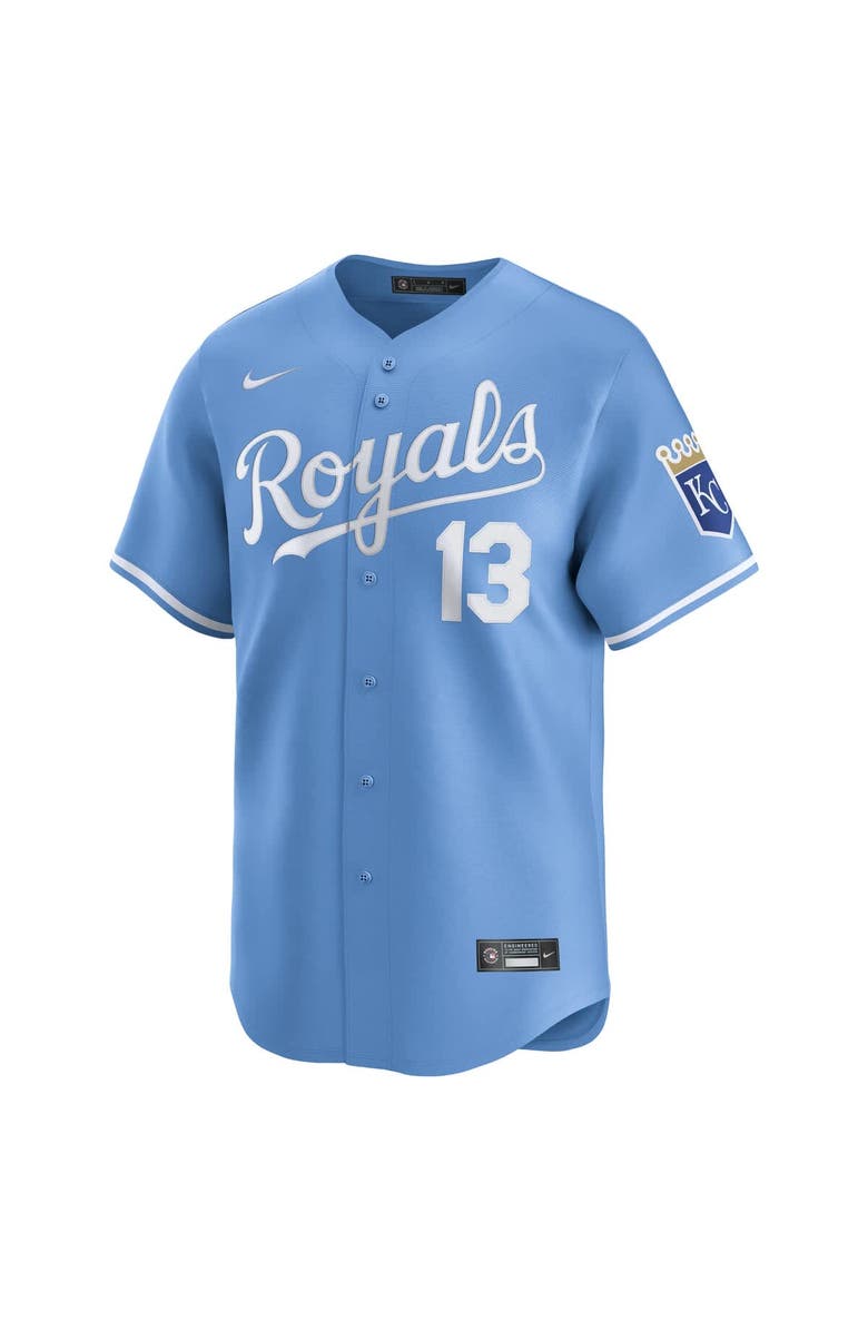 Nike Men's Nike Salvador Perez Light Blue Kansas City Royals Alternate Limited Player Jersey, Alternate, color,