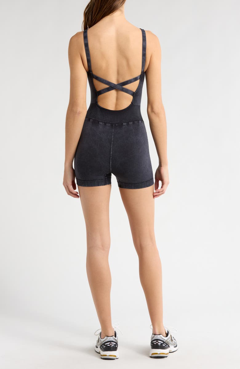 Free People FP Movement Good Karma Runsie, Alternate, color, Black