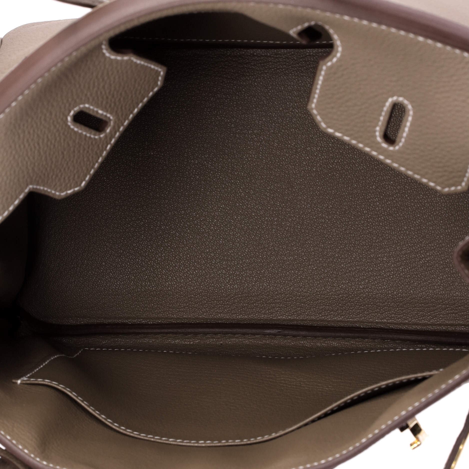 Birkin Handbag Grey Togo With Gold Hardware 25, Alternate, color, Grey