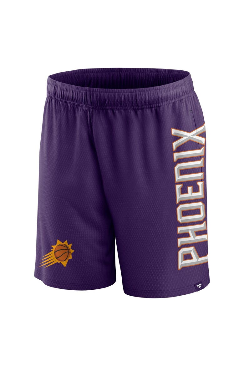 Men's Fanatics Branded Purple Phoenix Suns Post Up Mesh Shorts, Alternate, color, Purple