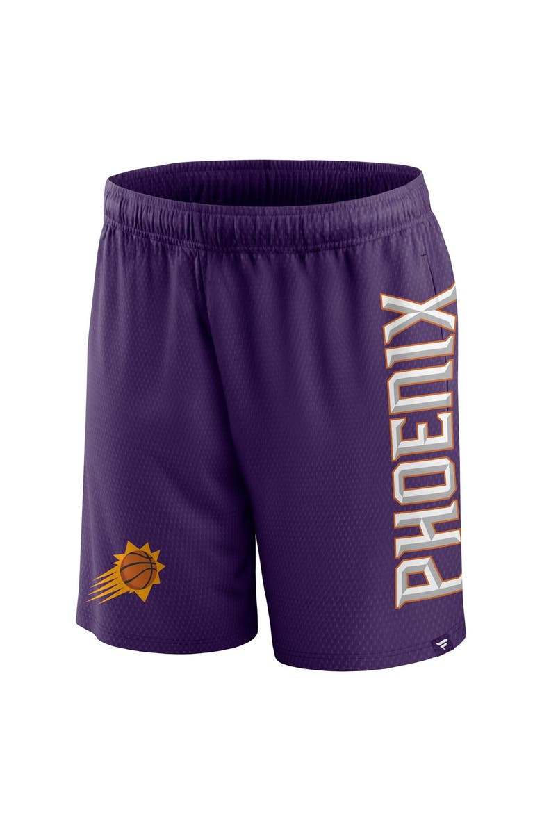 FANATICS Men's Fanatics Branded Purple Phoenix Suns Post Up Mesh Shorts, Alternate, color, Purple