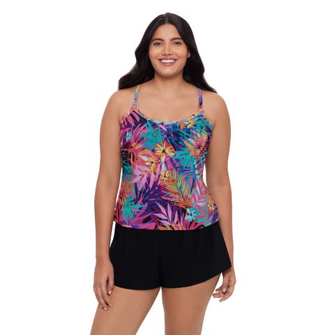 Farrah Scoopneck Swim Romper