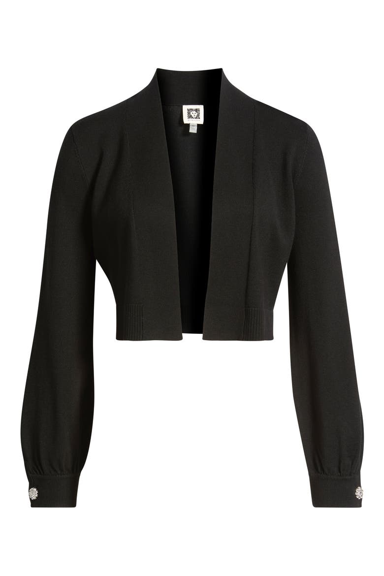Kissing Front Shrug, Alternate, color, ANNE BLACK