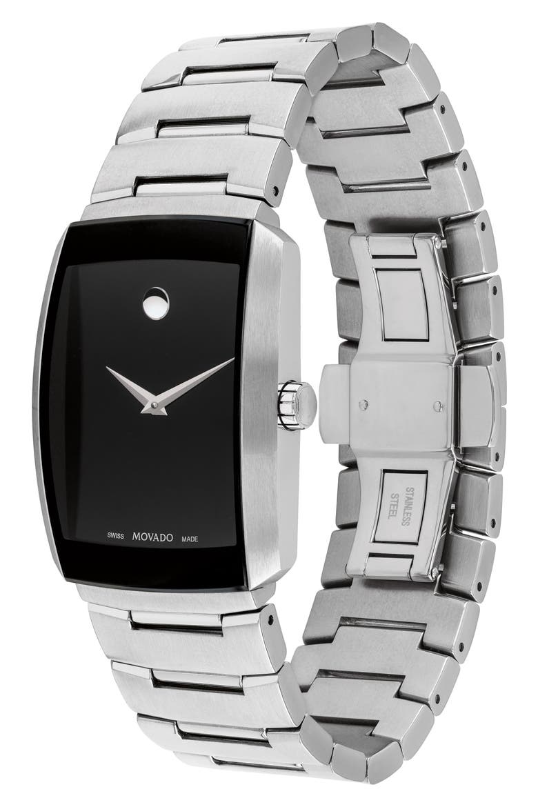Eliro Bracelet Watch, 40mm, Alternate, color, SILVER/ BLACK/ SILVER